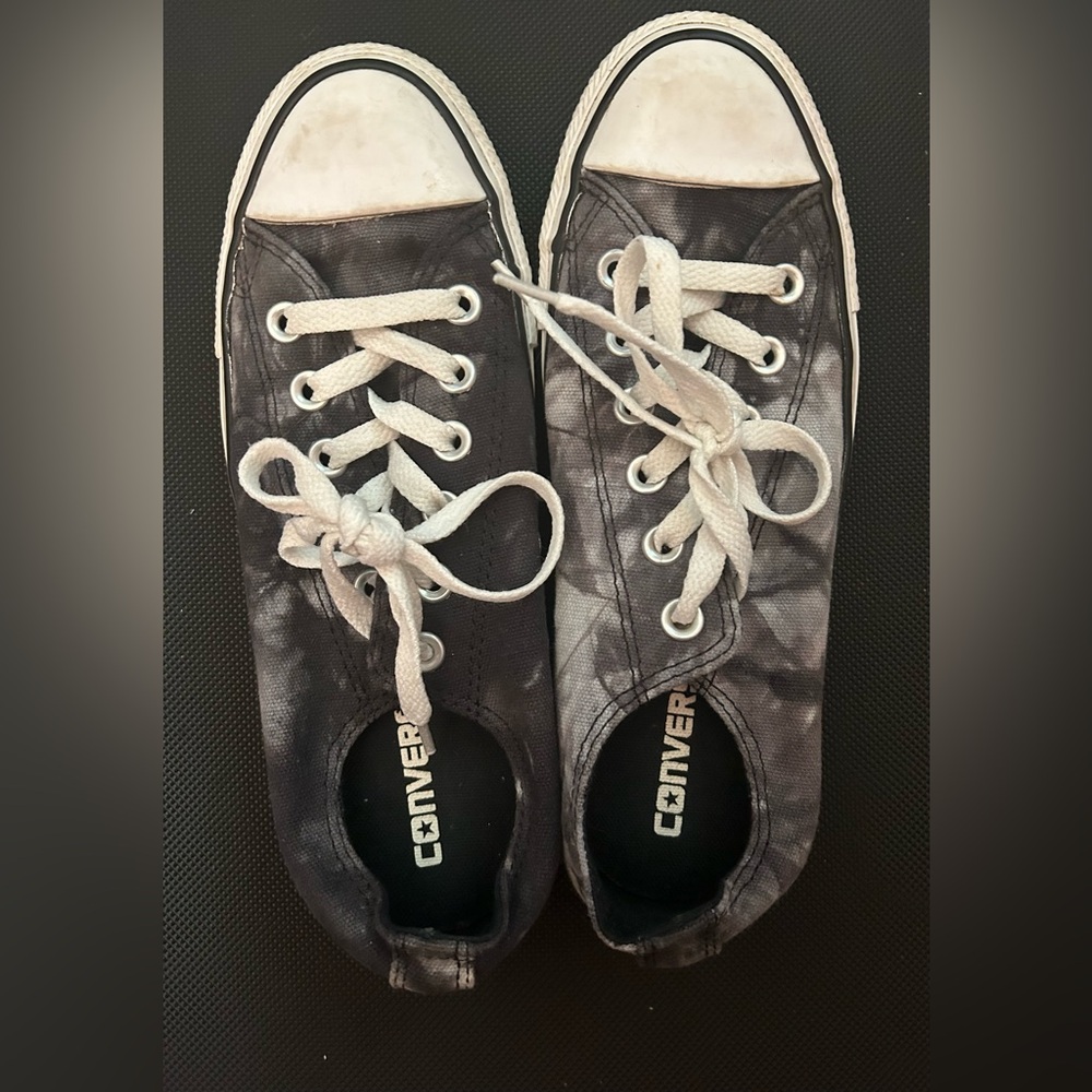 Grey Printed Converse